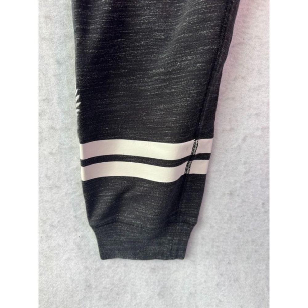 Victorias Secret Pink LOUNGE Campus Skinny Jogger Sweat Pants LRG Grey Striped - Picture 2 of 8